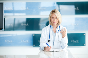Doctor on Laptop